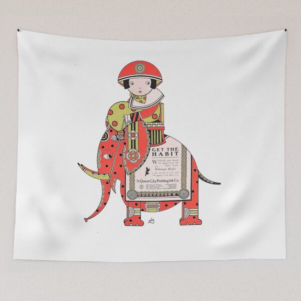 Item preview, Vintage Advetisement for Queen City Inks - Red & Green designed and sold by thelivingrp.