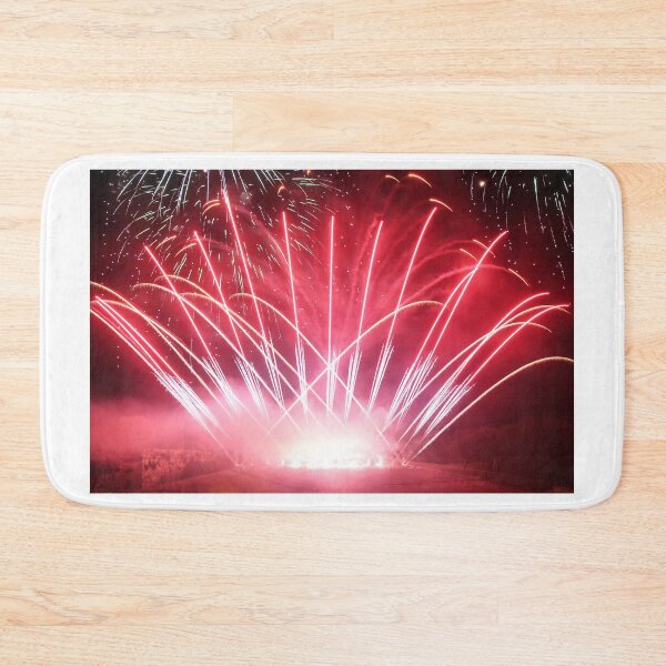 Item preview, Fireworks Burst Over Dark Sky, Long Exposure Celebration Night Display designed and sold by Nmallia.