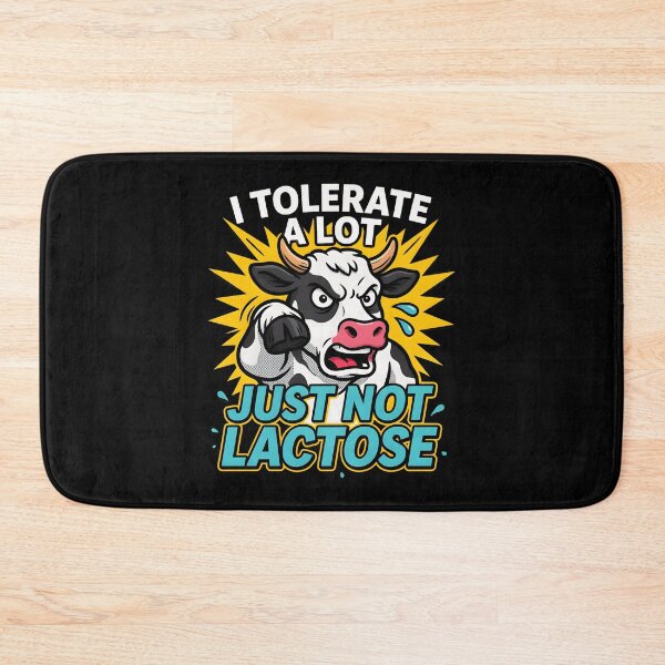 Item preview, I Tolerate A Lot Just Not Lactose Funny Dairy Free Sarcastic Humor designed and sold by Redgiant87x.