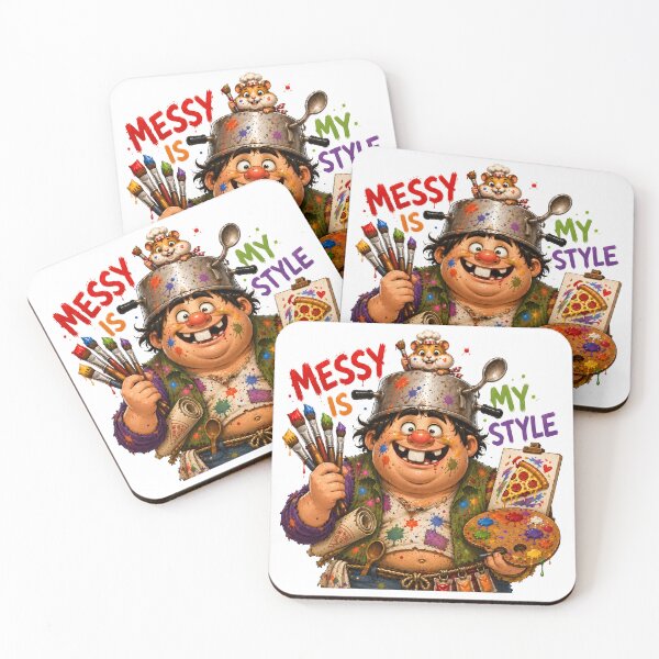 Item preview, Messy Is My Style Funny Artist designed and sold by SRY SHOP.