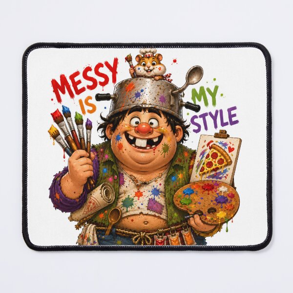 Item preview, Messy Is My Style Funny Artist designed and sold by SRY DESIGN.