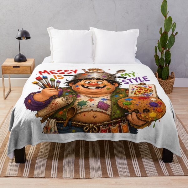 Item preview, Messy Is My Style Funny Artist designed and sold by SRY DESIGN.