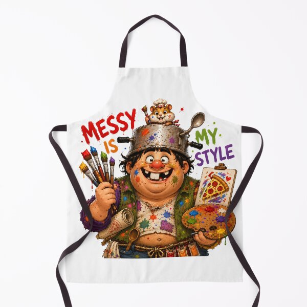 Item preview, Messy Is My Style Funny Artist designed and sold by SRY SHOP.