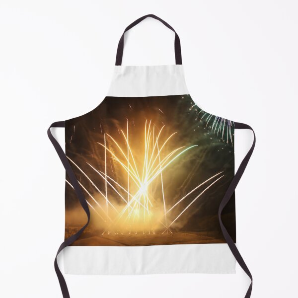 Item preview, Fireworks Burst Over Dark Sky, Long Exposure Celebration Night Display designed and sold by Nmallia.