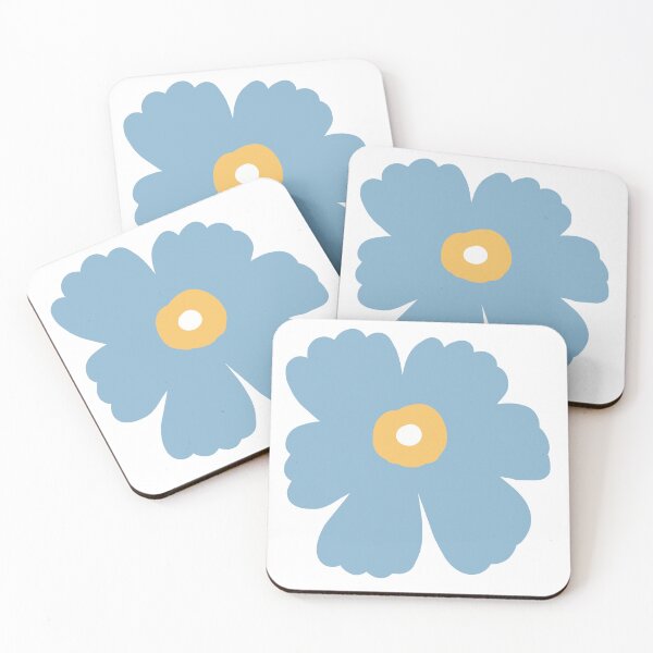 Item preview, Scandinavian Style Blue Flower Pattern designed and sold by Ailiida.