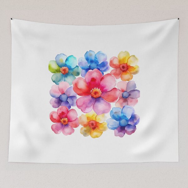 Item preview, Painted flowers designed and sold by trendspatterns.