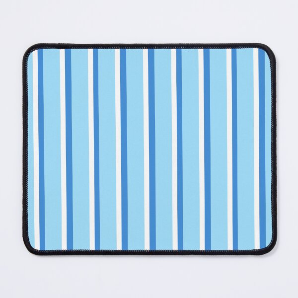Item preview, Light Blue with Blue and White Stripes Pattern designed and sold by OneThreeSix.