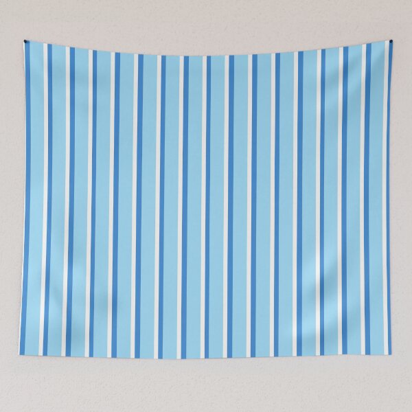 Item preview, Light Blue with Blue and White Stripes Pattern designed and sold by OneThreeSix.
