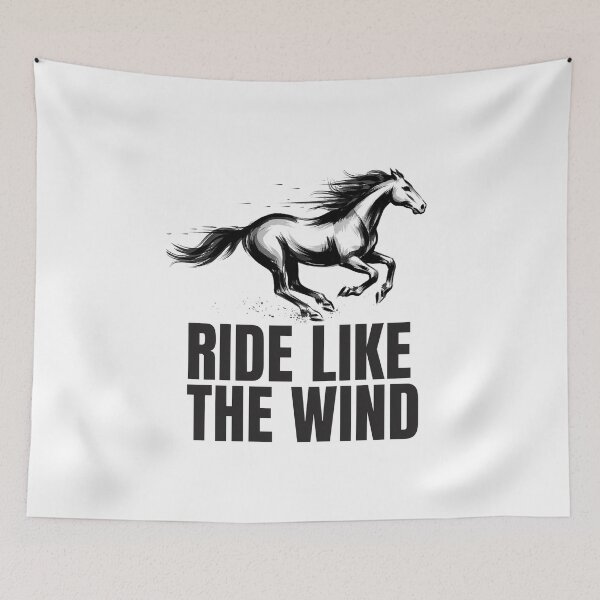 Item preview, Ride Like The Wind Horse Lover Graphic T-Shirt designed and sold by Cool-cat-art.