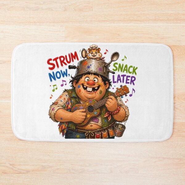 Item preview, Strum Now Snack Later Funny Chef designed and sold by SRY SHOP.