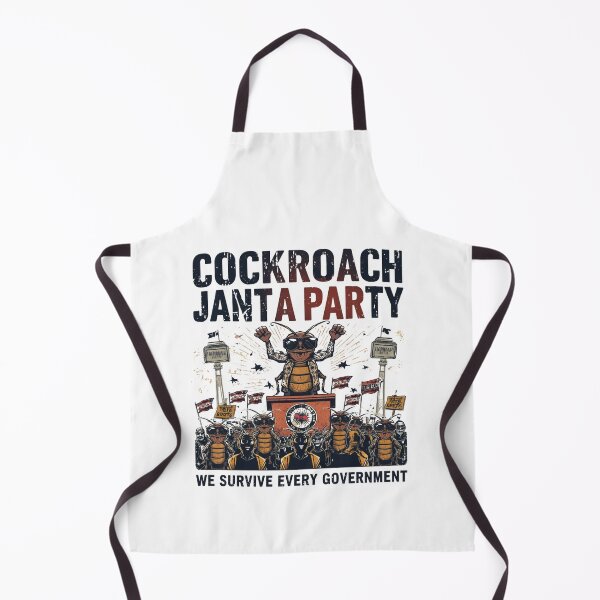 Item preview, Cockroach Janta Party Funny Political Satire T-Shirt | Meme Election Humor Graphic Tee designed and sold by Vvmd.