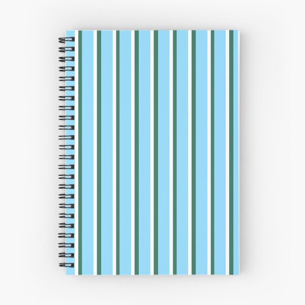 Item preview, Light Blue with Green and White Stripes Pattern designed and sold by OneThreeSix.