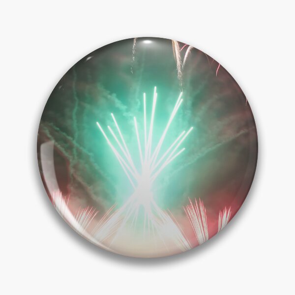 Item preview, Fireworks Burst Over Dark Sky, Long Exposure Celebration Night Display designed and sold by Nmallia.