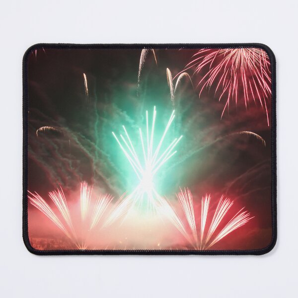 Item preview, Fireworks Burst Over Dark Sky, Long Exposure Celebration Night Display designed and sold by Nmallia.