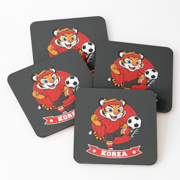 Item preview, Cute South Korea Tiger Soccer Mascot 2026 designed and sold by gunyuloid.