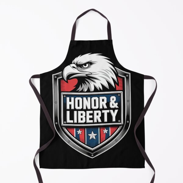 Item preview, Honor and Liberty 3D Patriot Eagle Shield Badge designed and sold by OldGloryForge.