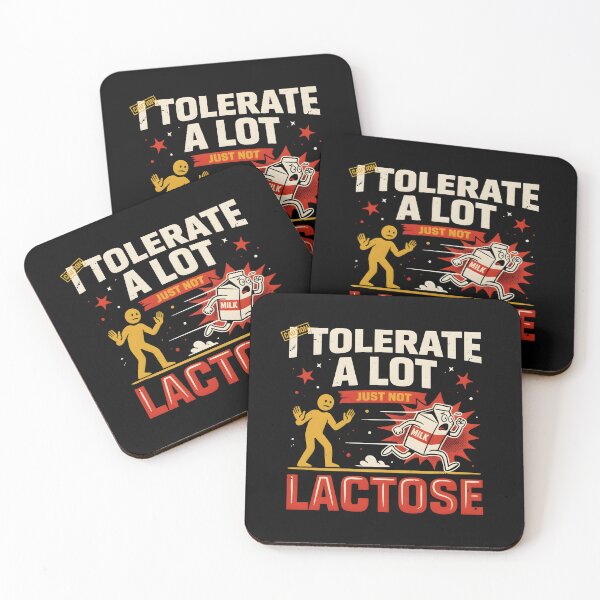 Item preview, I Tolerate A Lot Just Not Lactose Funny Lactose Intolerance Gift Idea designed and sold by Redgiant87x.