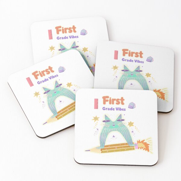 Item preview, First Grade Vibes Rainbow Cat designed and sold by FaliushART.