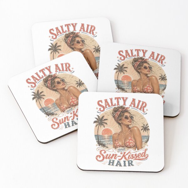 Item preview, Sun Kissed Hair Sticker | Summer Vibes Sticker | Beach Life designed and sold by CoffeeNChaosConcepts.