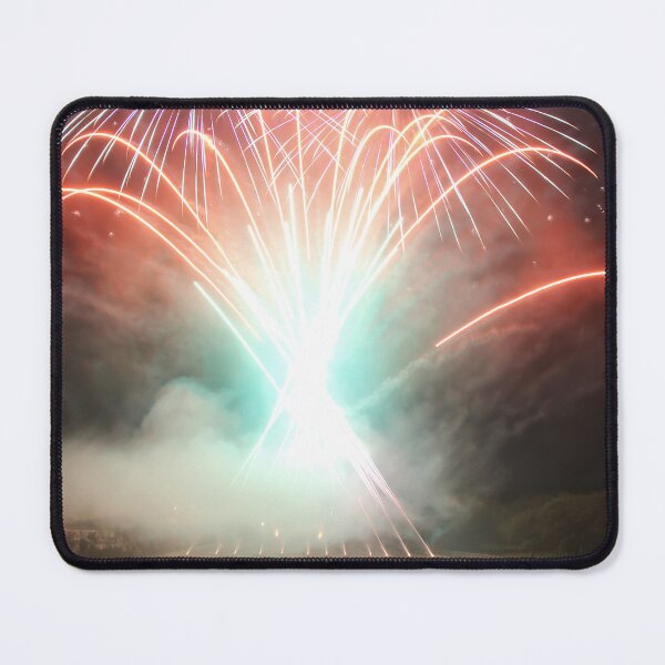 Item preview, Fireworks Burst Over Dark Sky, Long Exposure Celebration Night Display designed and sold by Nmallia.