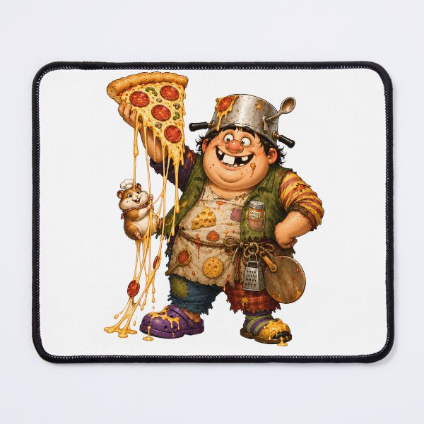 Item preview, Funny Pizza Chef Cheese Pull designed and sold by SRY DESIGN.