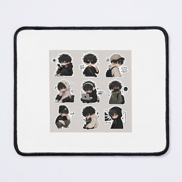 Item preview, Gen z mini guy fashion stickers  designed and sold by Thesketchdiary9.