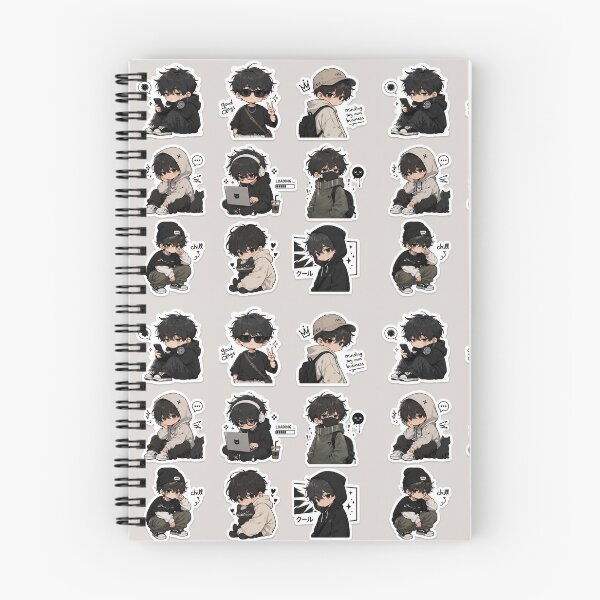 Item preview, Gen z mini guy fashion stickers  designed and sold by Thesketchdiary9.