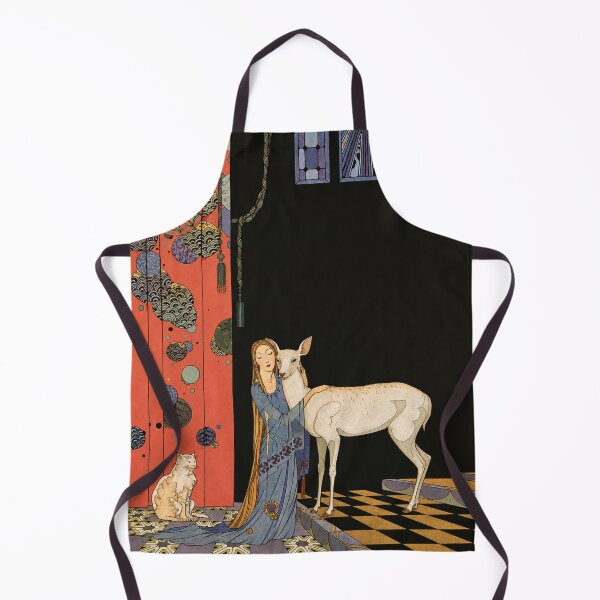 Item preview,  Art Nouveau Fantasy Deer Illustration for Vintage Fairytale Lovers designed and sold by RickE.