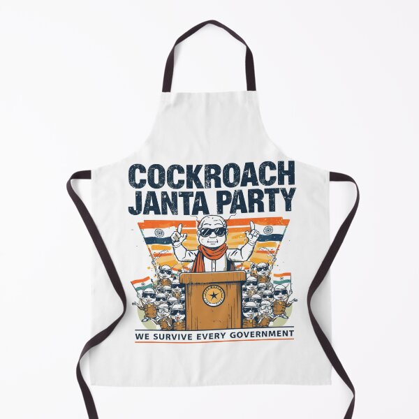 Item preview, Cockroach Janta Party Funny Political Satire T-Shirt | Meme Election Humor Graphic Tee designed and sold by Vvmd.