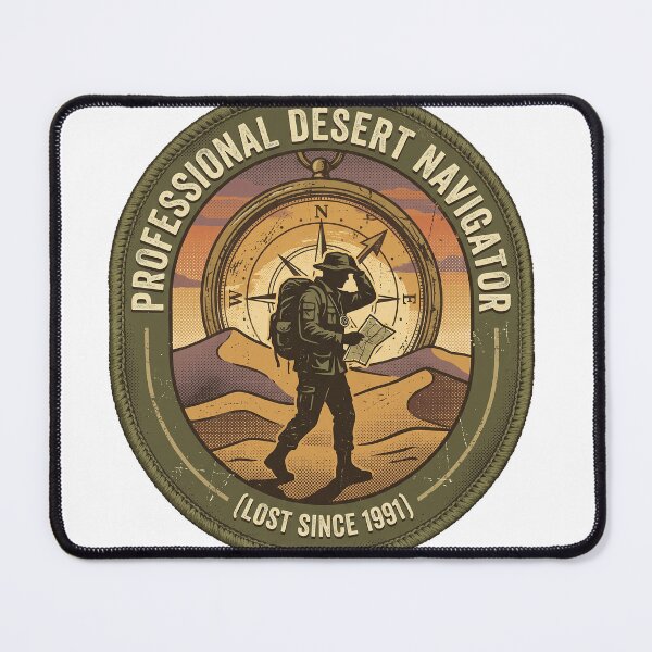 Item preview, Professional Desert Navigator Patch designed and sold by UNIGRAPHIX.