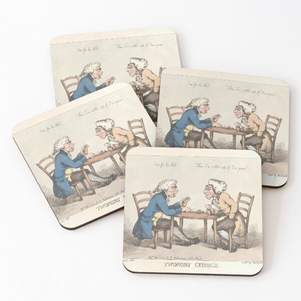 Item preview, Rowlandson Cribbage Players | Tarot Art designed and sold by GammaRay.