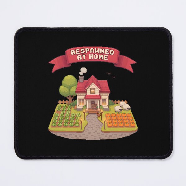 Item preview, Respawned At Home – Cozy Pixel Farmhouse Retro Gaming Design designed and sold by ImaginedSpace7.