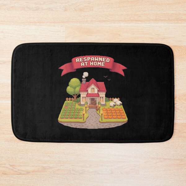 Item preview, Respawned At Home – Cozy Pixel Farmhouse Retro Gaming Design designed and sold by ImaginedSpace7.