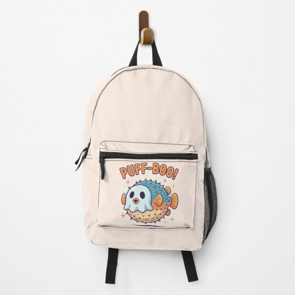 Item preview, Cute Puff-Boo Pufferfish Ghost Halloween Kawaii designed and sold by Amir Faysal.
