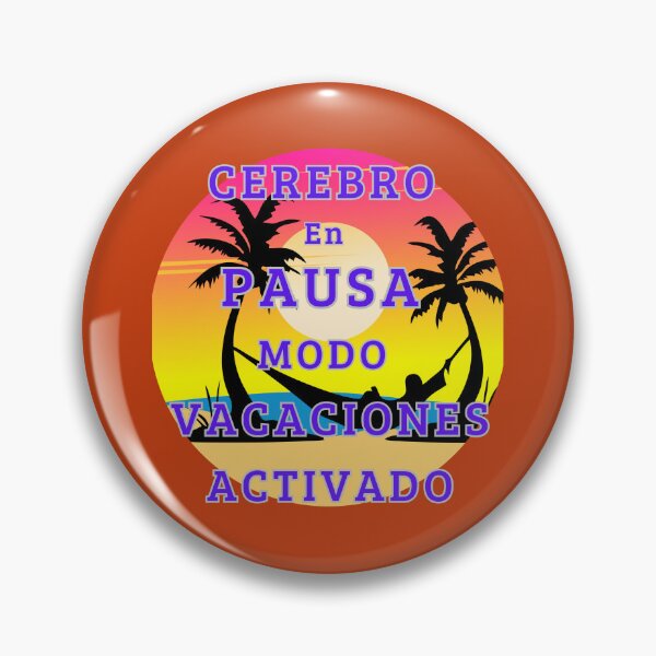 Item preview, Brain on Pause, Vacation Mode Activated – Fun Beach Design designed and sold by InspByRosa.