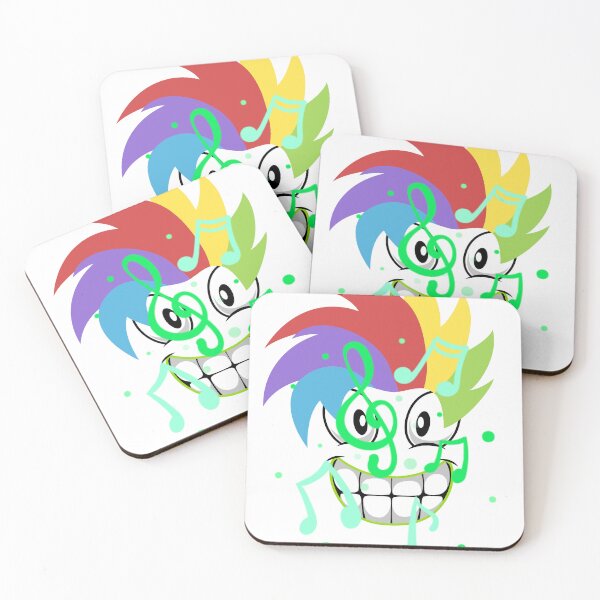 Item preview, Rainbow Punk Music Mohawk Cartoon designed and sold by CrownINDesign.