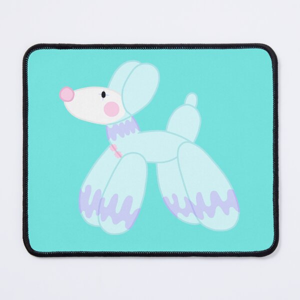 Item preview, Pastel Blue Clown Balloon Dog designed and sold by Nahuwaki.