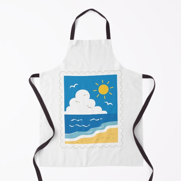 Item preview, Cute Summer Beach View Postage Stamp designed and sold by Anne97s.