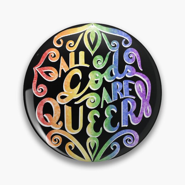 Item preview, All Gods are Queer dark backgrounds designed and sold by EBParsley.