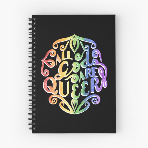 Item preview, All Gods are Queer dark backgrounds designed and sold by EBParsley.