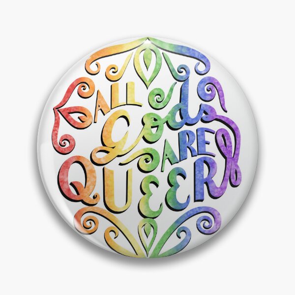 Item preview, All Gods are Queer light backgrounds designed and sold by EBParsley.
