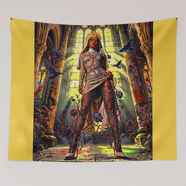 Item preview,  Epic Dark Fantasy &amp; Gothic Cathedral Wall Art (3:4) designed and sold by Cyber-ART-Studio.