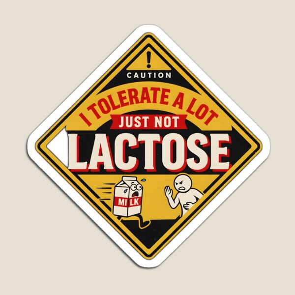 Item preview, I Tolerate A Lot Just Not Lactose Funny Sarcastic Dairy Avoider Graphic designed and sold by Redgiant87x.