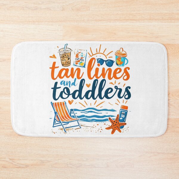 Item preview, Toddlers and Tan Lines Sticker | Funny Summer Mom Sticker | Mom Life designed and sold by CoffeeNChaosConcepts.