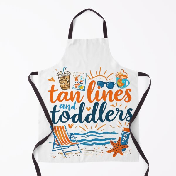 Item preview, Toddlers and Tan Lines Sticker | Funny Summer Mom Sticker | Mom Life designed and sold by CoffeeNChaosConcepts.
