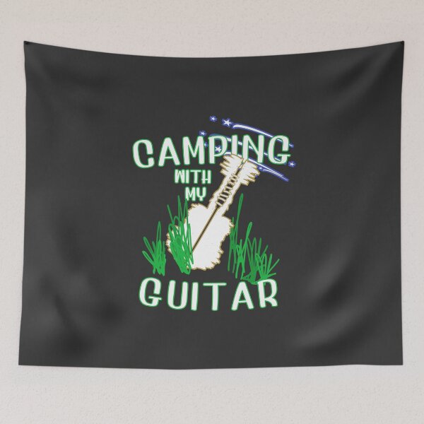 Item preview, Camping with a guitar designed and sold by vibeno1.