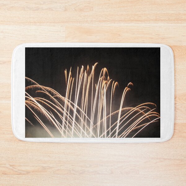 Item preview, Fireworks Burst Over Dark Sky, Long Exposure Celebration Night Display designed and sold by Nmallia.