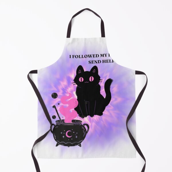 Item preview, Funny Black Cat Witch Potion Design designed and sold by AetherNest | Sacred Art by Alicia Jia D.