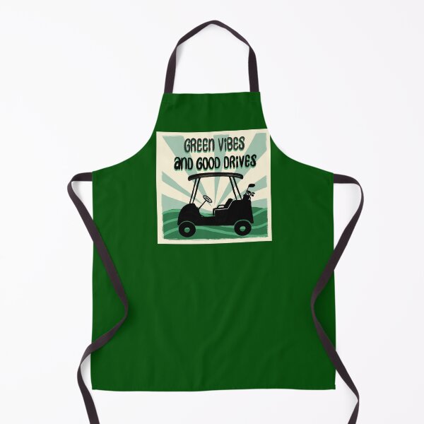 Item preview, Green Vibes and Good Drives Golf Cart designed and sold by daphsam.