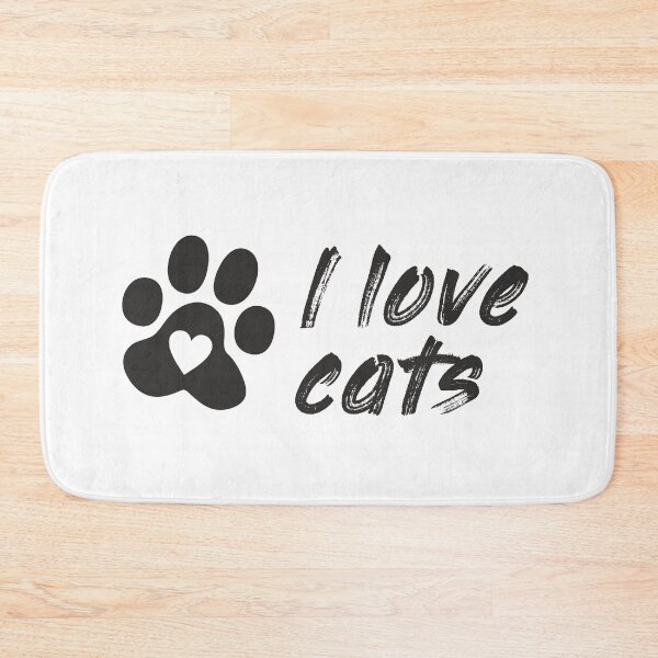 Item preview, I love cats - brush style designed and sold by PawelZmich.